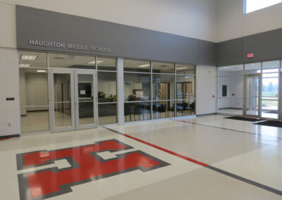 haughton middle school lobby